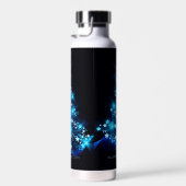 gestileerde kerstboom SlipperyJoe gloeiende blauw Waterfles (Rechts)