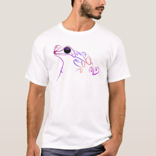 Gestileerde kikkerdoodle t-shirt