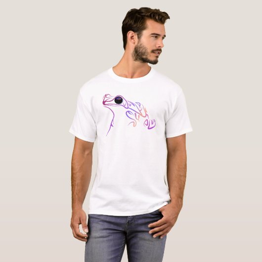 Gestileerde kikkerdoodle t-shirt (Voorkant volledig)