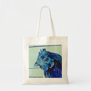 Gestileerde kip #1 paarse Canvas tas