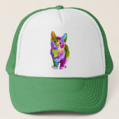Gestileerde Kitten Prismatic Design-32345 Trucker Pet (Voorkant)