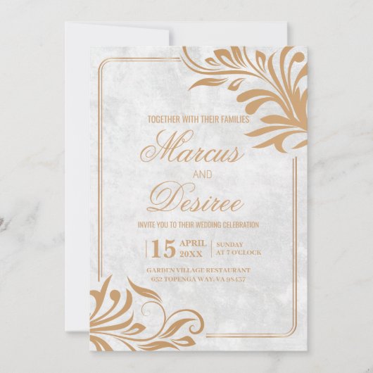 Gestileerde Klassieke Elementen Kaart (Voorkant)