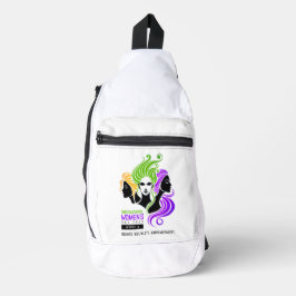 Gestileerde Kleurrijke Trio van Vrouwen IWD 2025 Sling Bag