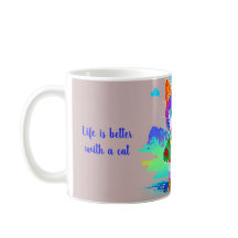 Gestileerde koele kat