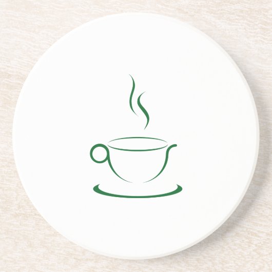 Gestileerde koffie Mok Onderzetters (Voorkant)