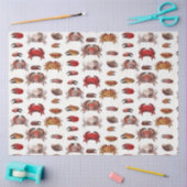  gestileerde krabben en krabben tissuepapier (Craft)