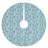 Gestileerde Kust Kerstbomen Patroon#6 ID1009 Kerstboom Rok (Voorkant)