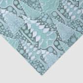 Gestileerde Kust Kerstbomen Patroon#6b ID1009 Tissuepapier (Detail)