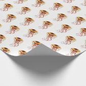 gestileerde kwallen tekenen #1 Weefpapier Cadeaupapier (Hoek)