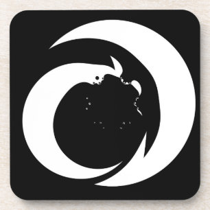 Gestileerde letter "A" monogram Art Bier Onderzetter