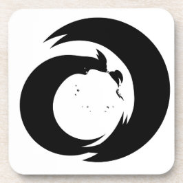 Gestileerde letter "A" monogram moderne kunst Bier Onderzetter