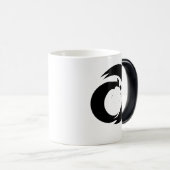 Gestileerde letter "A" monogram moderne kunst Magische Mok (Voorkant rechts)