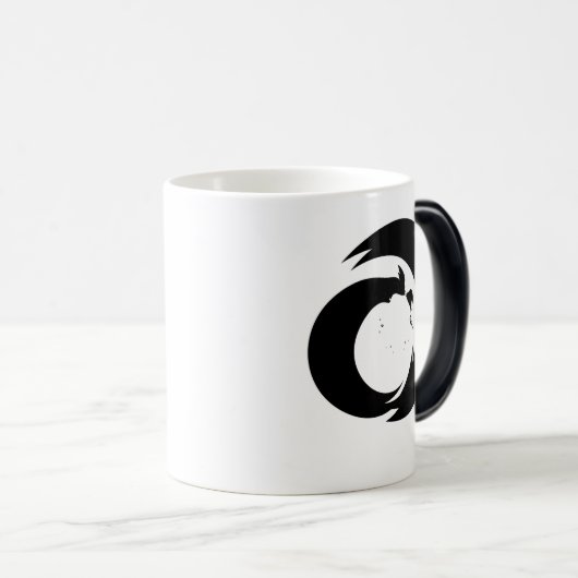 Gestileerde letter "A" monogram moderne kunst Magische Mok (Voorkant rechts)