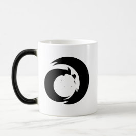 Gestileerde letter "A" monogram moderne kunst Magische Mok