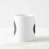 Gestileerde letter "A" monogram moderne kunst Magische Mok (Center)