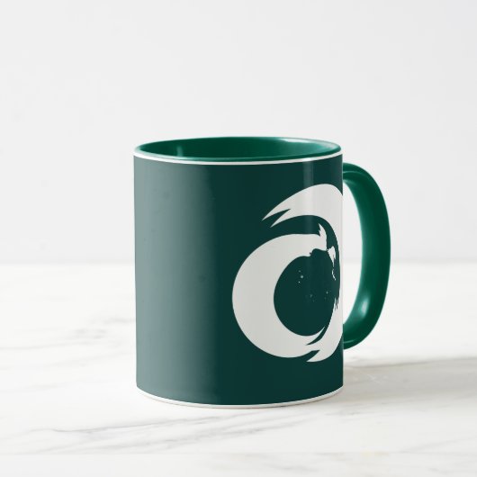 Gestileerde letter "A" Monogram Moderne Kunst Mok (Voorkant rechts)