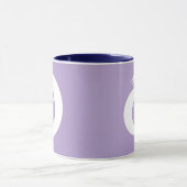 Gestileerde letter "A" monogram moderne kunst Mok (Midden)