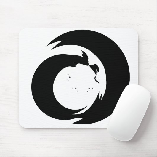 Gestileerde letter "A" monogram moderne kunst Muismat (Met muis)