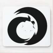 Gestileerde letter "A" monogram moderne kunst Muismat (Voorkant)