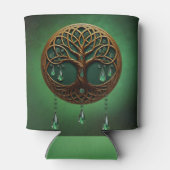 Gestileerde levensboom blikjeskoeler (Achterkant)