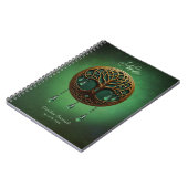 Gestileerde levensboom notitieboek (Linkerzijde)