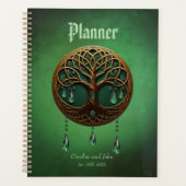 Gestileerde levensboom planner (Voorkant)