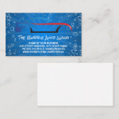 Gestileerde Logo minimalistische auto Logo | lucht Visitekaartje (Voorkant / Achterkant)