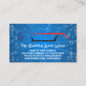 Gestileerde Logo minimalistische auto Logo | lucht Visitekaartje (Voorkant)