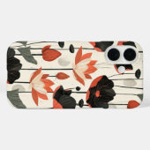 gestileerde lotus Case-Mate iPhone case (Achterkant (horizontaal))