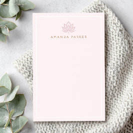 Gestileerde lotusbloem roze yoga healing post-it® notes