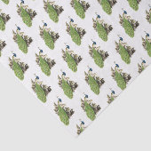 gestileerde Marktpagina op een Tak Tissuepapier (Detail)