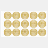 Gestileerde moderne minimale gouden retour adres labels (Vel)