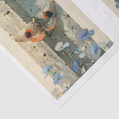 Gestileerde mot Bloemen Moderne Decoupage L&R 148 Tissuepapier (Detail)