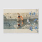 Gestileerde mot bloemen Moderne decoupage links 14 Tissuepapier (Voorkant)