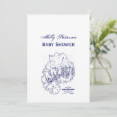 gestileerde Mount Desert Island MN Map Blue Kaart (Staand voorkant)