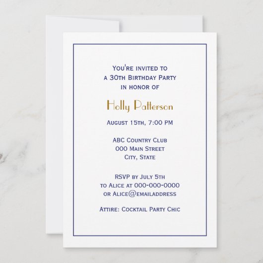 gestileerde Mount Desert Island MN Map Blue Kaart (Achterkant)