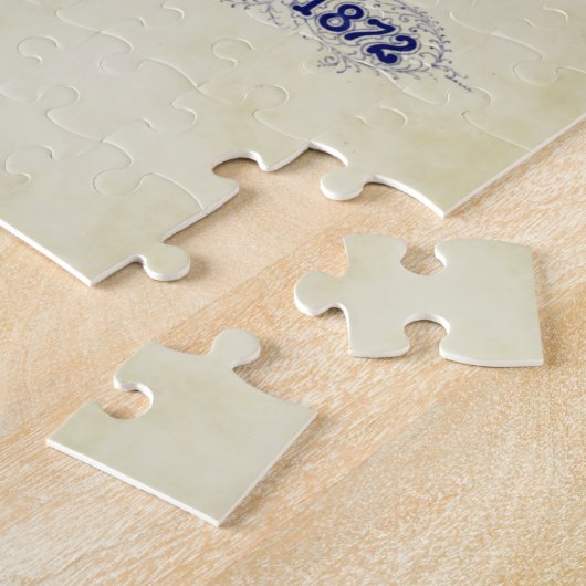  gestileerde Mount Desert Island MN Map Blue T Legpuzzel (Zijkant)