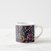 Gestileerde Mozaïek Bloeiende Boom Espresso Mok (Rechts)