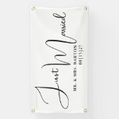 Gestileerde net getrouwde auto banner (Verticaal)