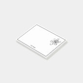 gestileerde octopustekening #1 post-it® notes (Schuin)