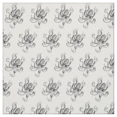 gestileerde octopustekening #1 stof (Swatch)