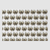 gestileerde octopustekening #4 Weefpapier Tissuepapier (Voorkant)