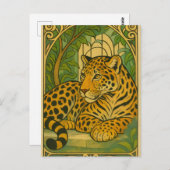 Gestileerde Oerwouden elegantie Briefkaart (Voorkant / Achterkant)