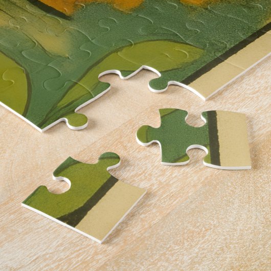 Gestileerde Oerwouden elegantie Legpuzzel (Zijkant)