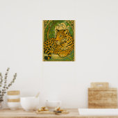 Gestileerde Oerwouden elegantie Poster (Keuken)