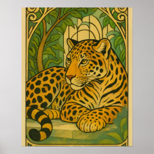 Gestileerde Oerwouden elegantie Poster