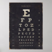 gestileerde oogkaart Wall Art Poster Print (Voorkant)