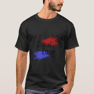 Gestileerde Panamakanaalzone T-shirt