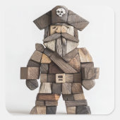 Gestileerde Pirate Stickers (Voorkant)