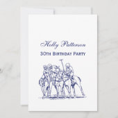 gestileerde polollen tekenen #1 Blauw Kaart (Voorkant)